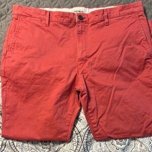 Goodthreads Men's Chinos in Coral